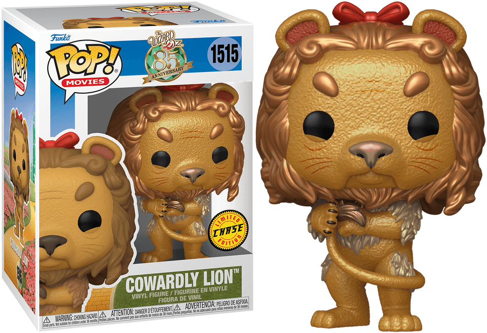 FUN75973CBUNDLE Wizard of Oz - Cowardly Lion Pop! Vinyl - Chase Case - Funko - Titan Pop Culture