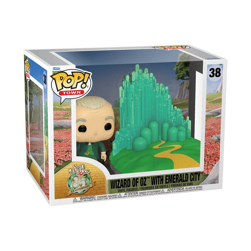 FUN75978 Wizard of Oz - Wizard of Oz with Emerald City Pop! Town - Funko - Titan Pop Culture