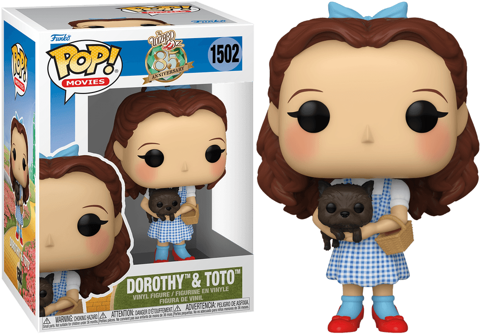 FUN75979 Wizard of Oz - Dorothy with Toto Pop! Vinyl - Funko TBA - Titan Pop Culture