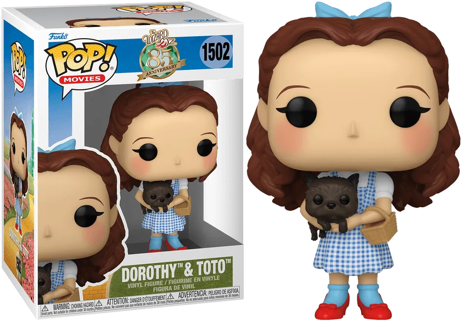 FUN75979 Wizard of Oz - Dorothy with Toto Pop! Vinyl - Funko TBA - Titan Pop Culture