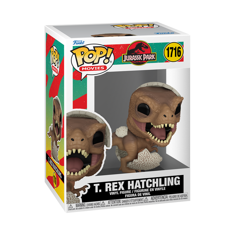 FUN75986 Jurassic Park - T. Rex Hatchling Pop! Vinyl - Funko - Titan Pop Culture