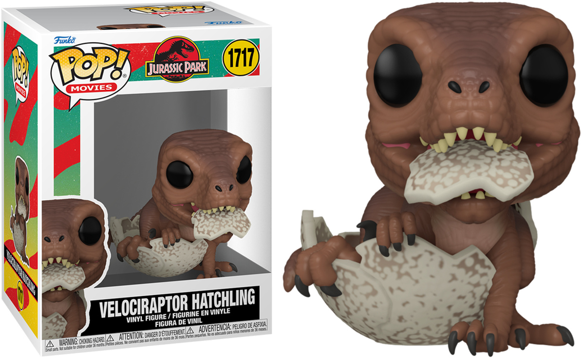 FUN75987 Jurassic Park - Velociraptor Hatchling Pop! Vinyl - Funko - Titan Pop Culture