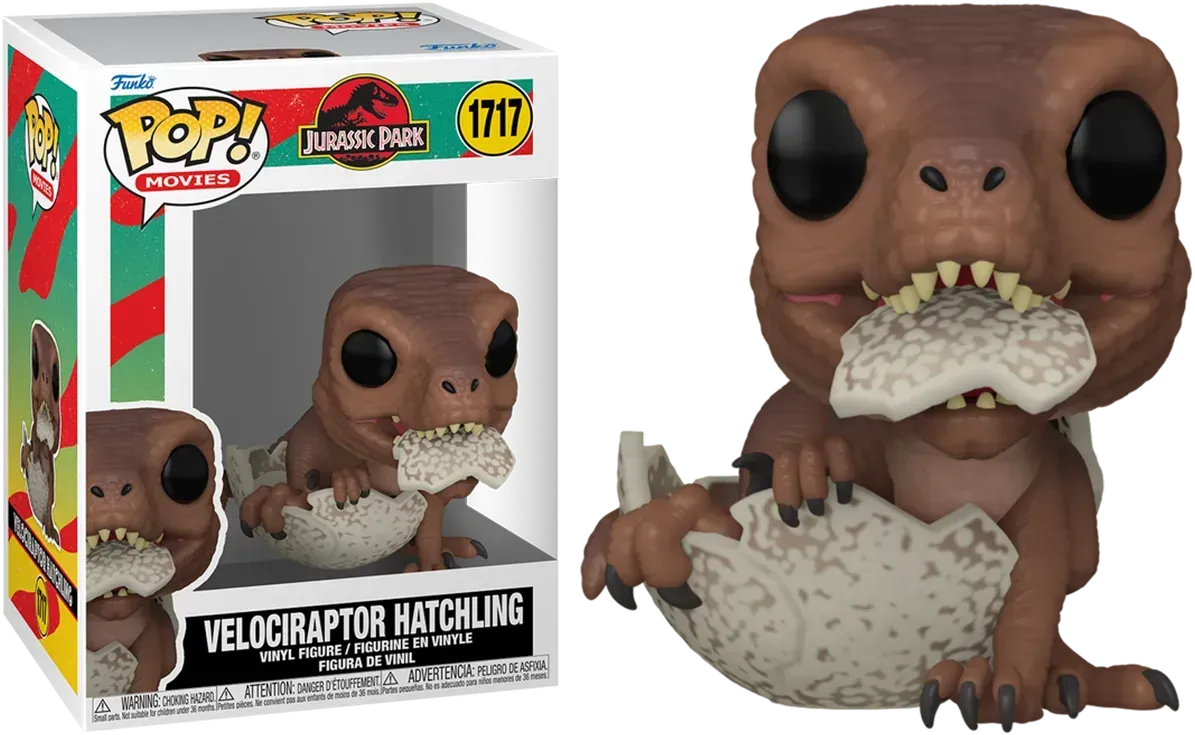 FUN75987 Jurassic Park - Velociraptor Hatchling Pop! Vinyl - Funko - Titan Pop Culture