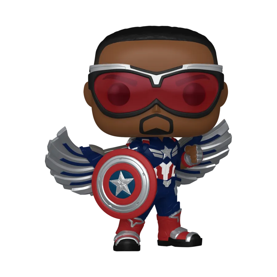 FUN75990 Captain America: Brave New World - Captain America (Sam Wilson) Pop! Vinyl - Funko - Titan Pop Culture