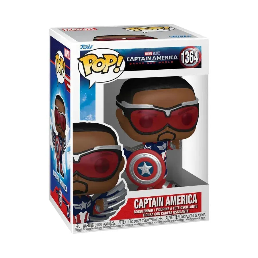 FUN75990 Captain America: Brave New World - Captain America (Sam Wilson) Pop! Vinyl - Funko - Titan Pop Culture