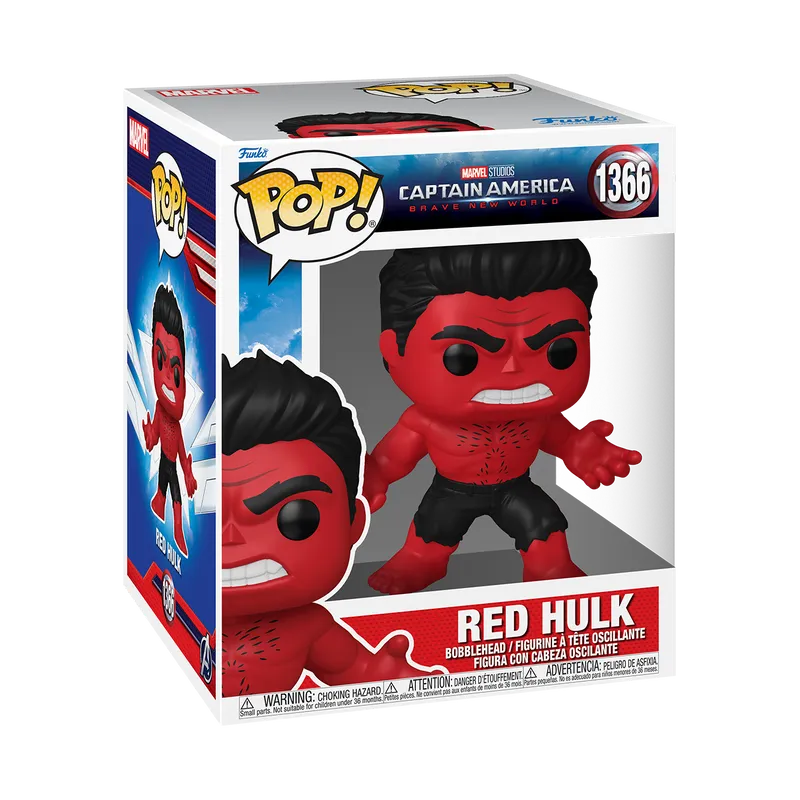 FUN75994 Captain America: Brave New World - Red Hulk 6" Pop! Vinyl - Funko - Titan Pop Culture