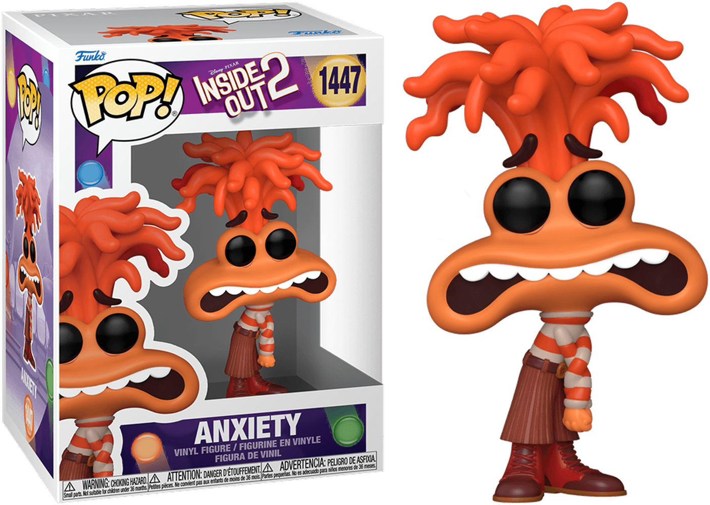 FUN75996 Inside Out 2 - Anxiety Pop! Vinyl - Funko TBA - Titan Pop Culture