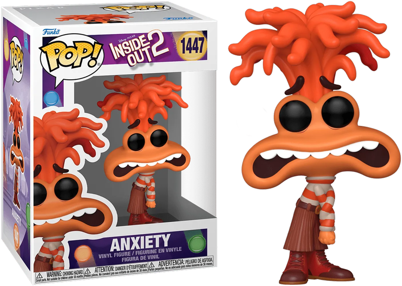 FUN75996 Inside Out 2 - Anxiety Pop! Vinyl - Funko TBA - Titan Pop Culture