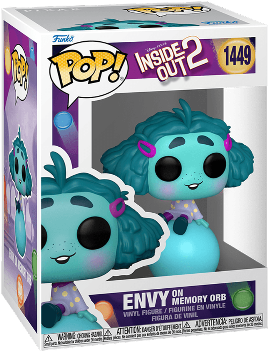 FUN75998 Inside Out 2 - Envy on Memory Orb Pop! Vinyl - Funko - Titan Pop Culture