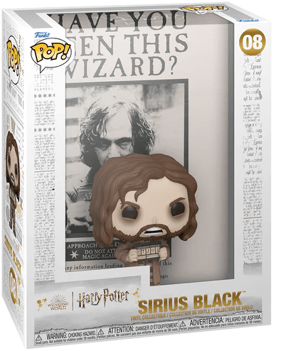 FUN76001 Harry Potter - Sirius Black Wanted Poster Pop! Cover - Funko - Titan Pop Culture