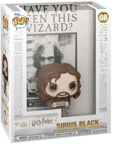 FUN76001 Harry Potter - Sirius Black Wanted Poster Pop! Cover - Funko - Titan Pop Culture