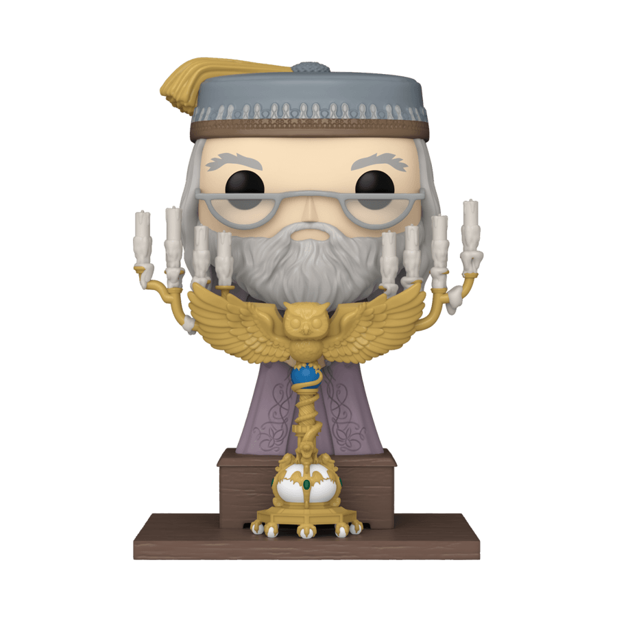 FUN76002 Harry Potter - Dumbledore with Podium Pop! Deluxe - Funko - Titan Pop Culture