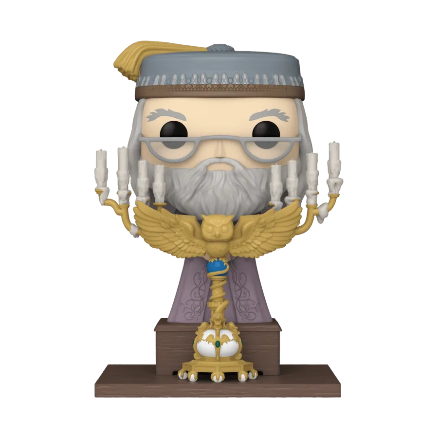 FUN76002 Harry Potter - Dumbledore with Podium Pop! Deluxe - Funko - Titan Pop Culture