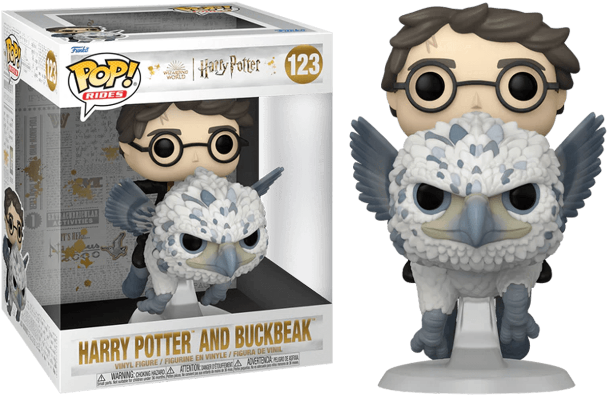 FUN76008 Harry Potter - Harry & Buckbeak Pop! Ride - Funko - Titan Pop Culture