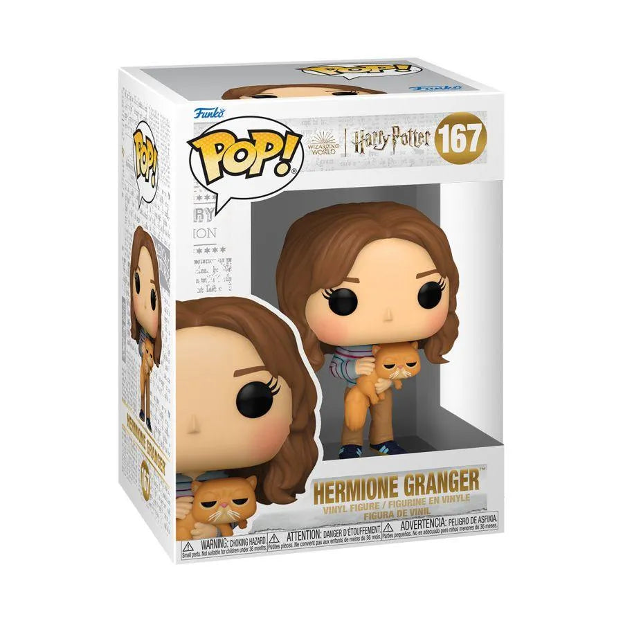 FUN76010 Harry Potter - Hermione with Crookshanks Pop! Vinyl - Funko TBA - Titan Pop Culture