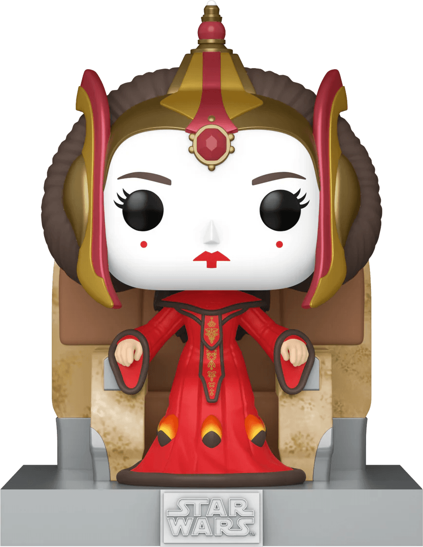 FUN76012 Star Wars: Phantom Menace 25th Anniversary - Queen Amidala on Throne Pop! Deluxe - Funko - Titan Pop Culture