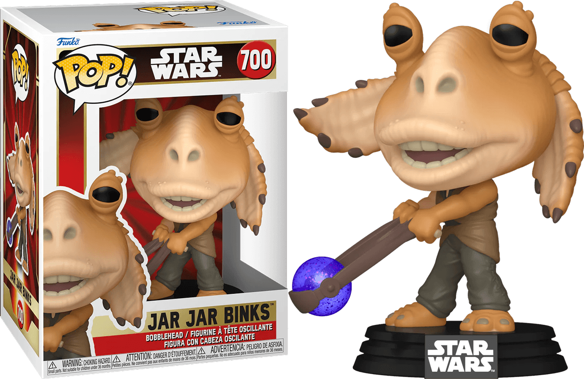 FUN76017 Star Wars: Phantom Menace 25th Anniversary - Jar Jar Binks Pop! Vinyl - Funko - Titan Pop Culture