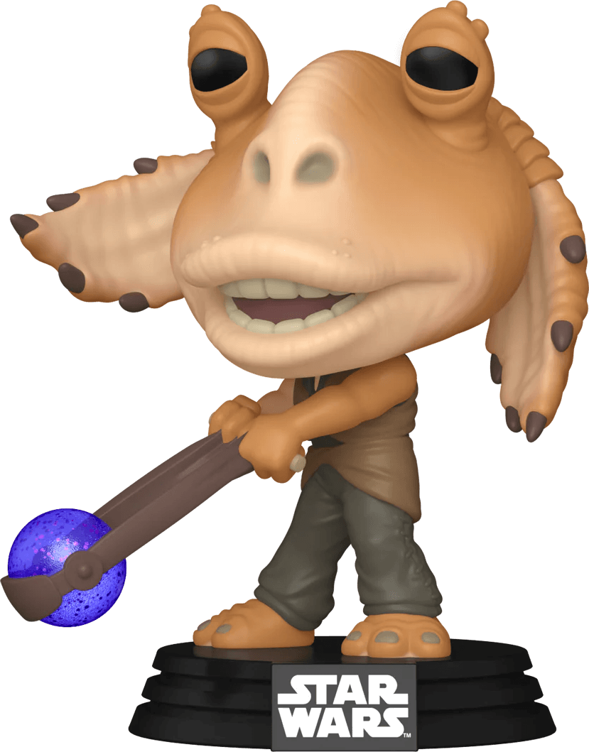 FUN76017 Star Wars: Phantom Menace 25th Anniversary - Jar Jar Binks Pop! Vinyl - Funko - Titan Pop Culture