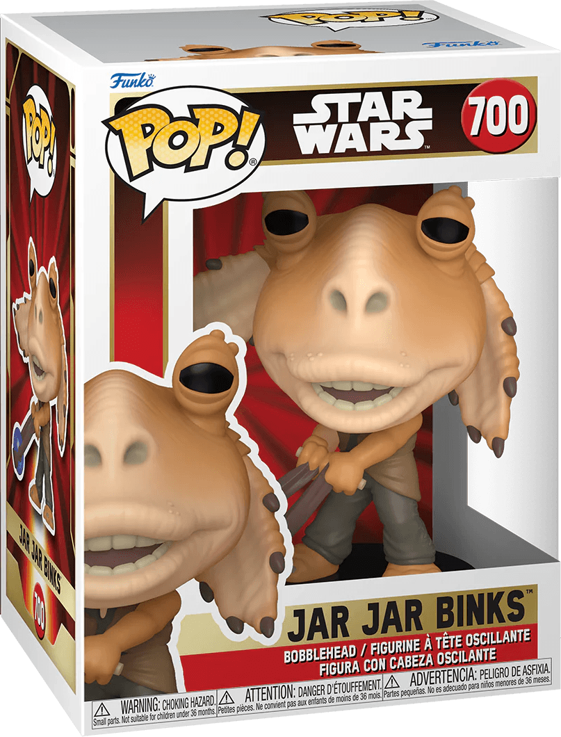 FUN76017 Star Wars: Phantom Menace 25th Anniversary - Jar Jar Binks Pop! Vinyl - Funko - Titan Pop Culture