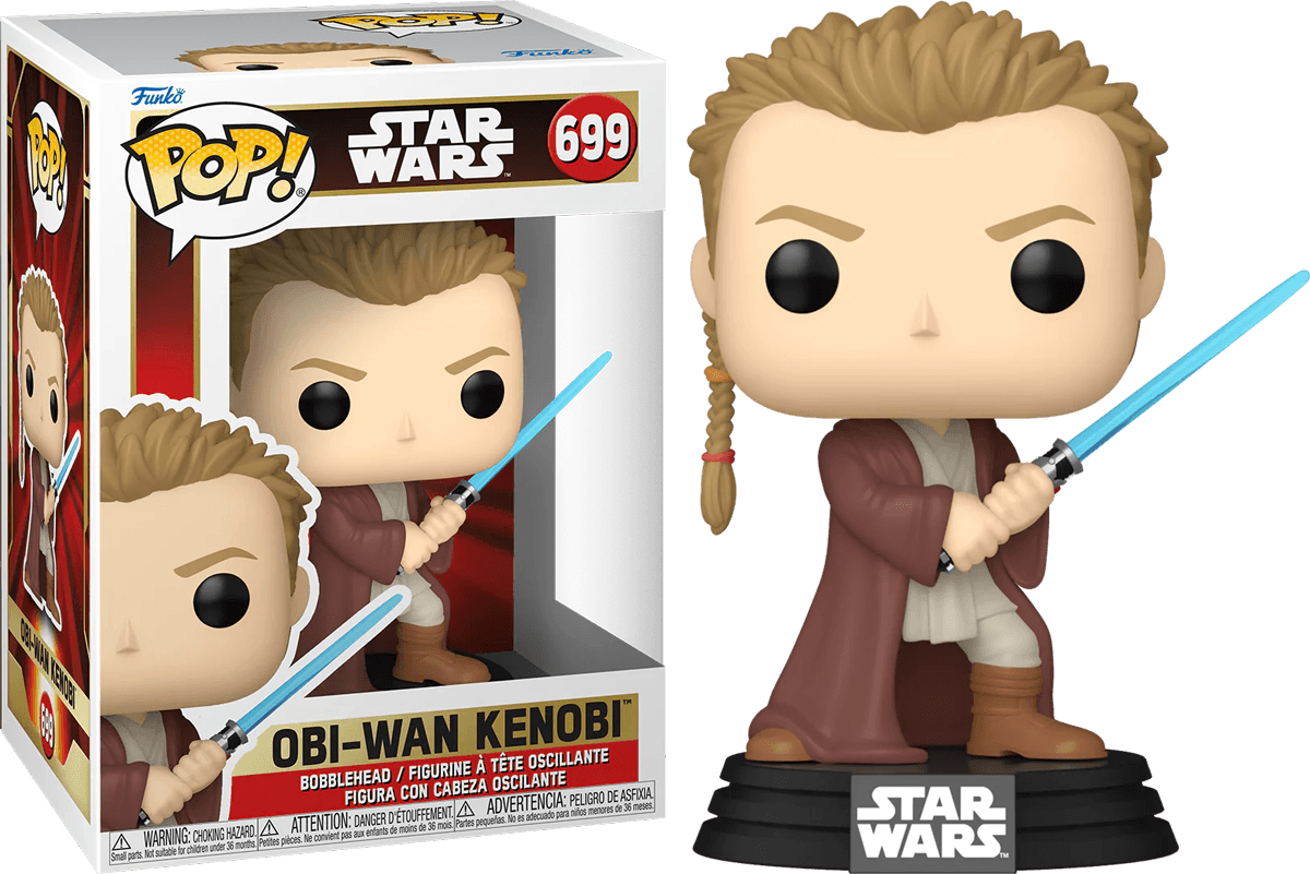 FUN76018 Star Wars: Phantom Menace 25th Anniversary - Obi-Wan Kenobi Pop! Vinyl - Funko - Titan Pop Culture