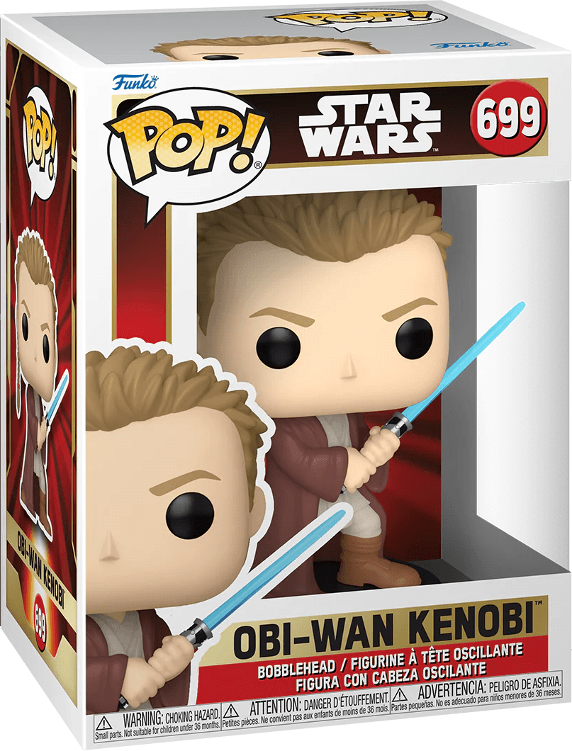 FUN76018 Star Wars: Phantom Menace 25th Anniversary - Obi-Wan Kenobi Pop! Vinyl - Funko - Titan Pop Culture