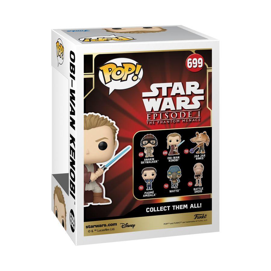 FUN76018 Star Wars: Phantom Menace 25th Anniversary - Obi-Wan Kenobi Pop! Vinyl - Funko - Titan Pop Culture