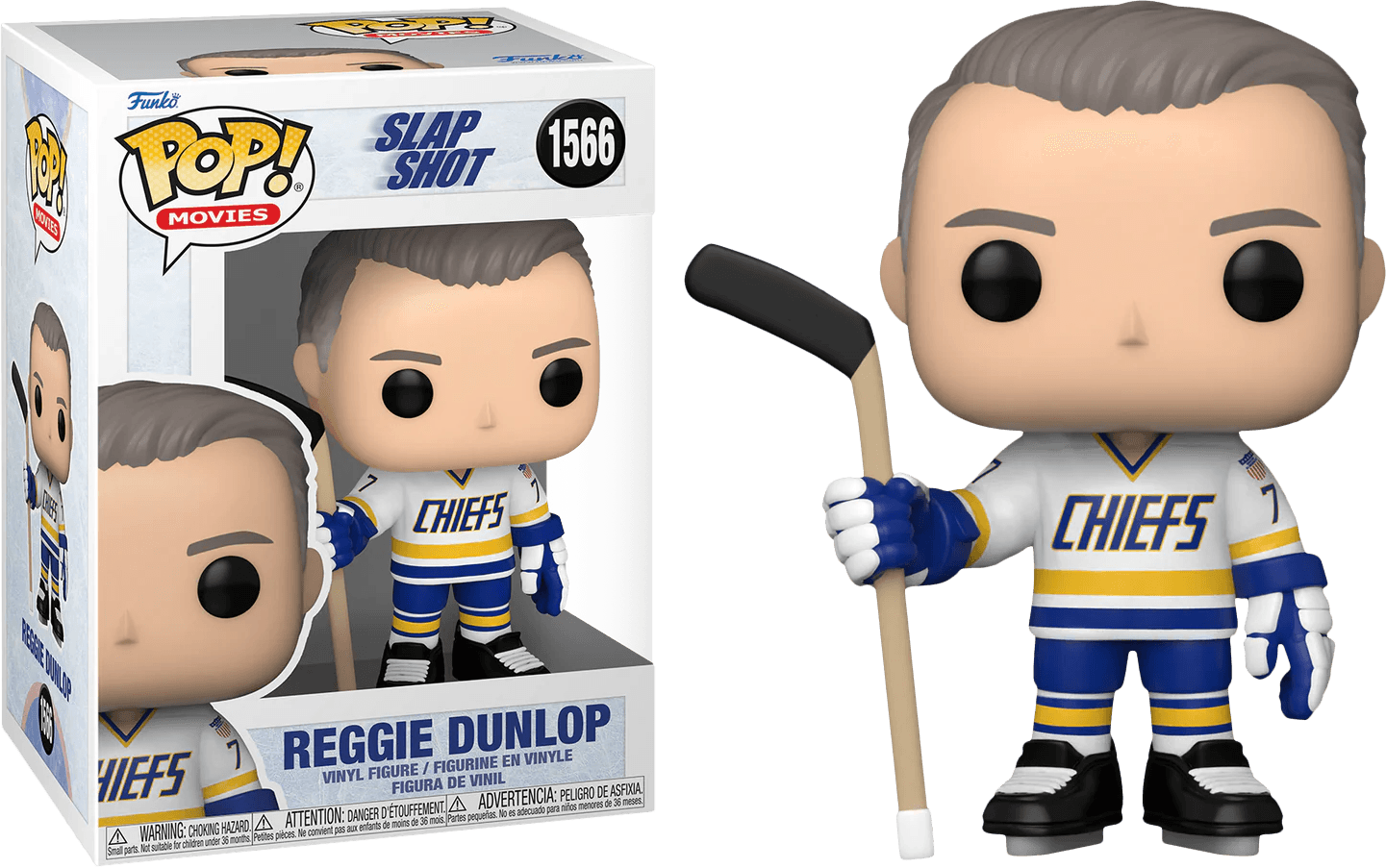 FUN76040 Slap Shot - Reggie Dunlop Pop! Vinyl - Funko - Titan Pop Culture