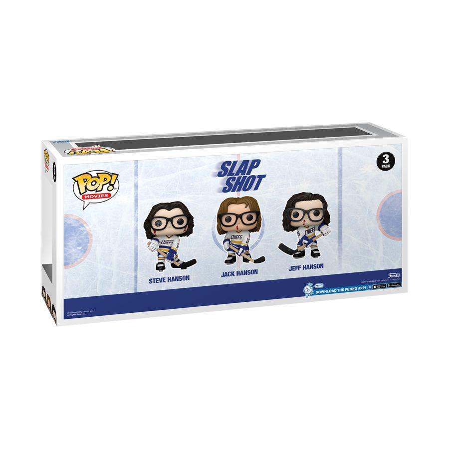 FUN76041 Slap Shot - The Hansons Pop! Vinyl 3-Pack - Funko - Titan Pop Culture