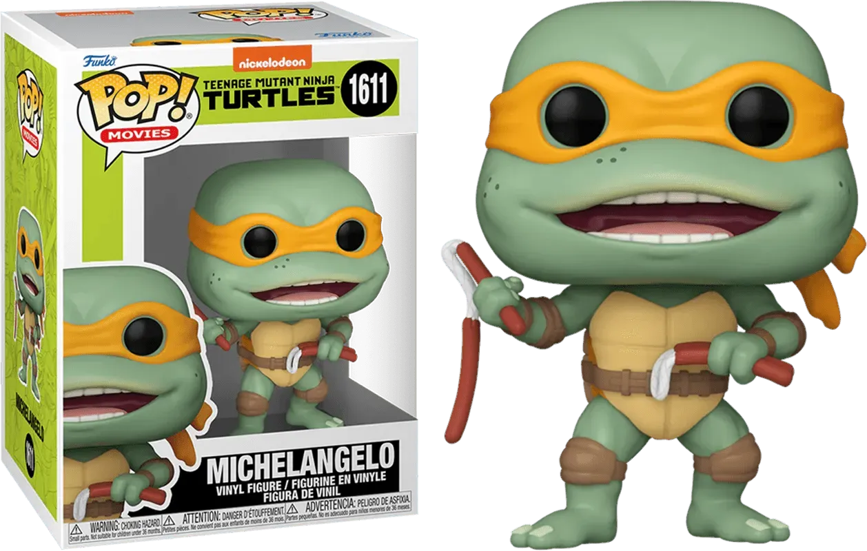 FUN76045 + FUN76046 + FUN76047+ FUN76048 Teenage Mutant Ninja Turtles - Let's Kick Some Shell Pop! Vinyl Bundle (Set of 4) - Funko - Titan Pop Culture