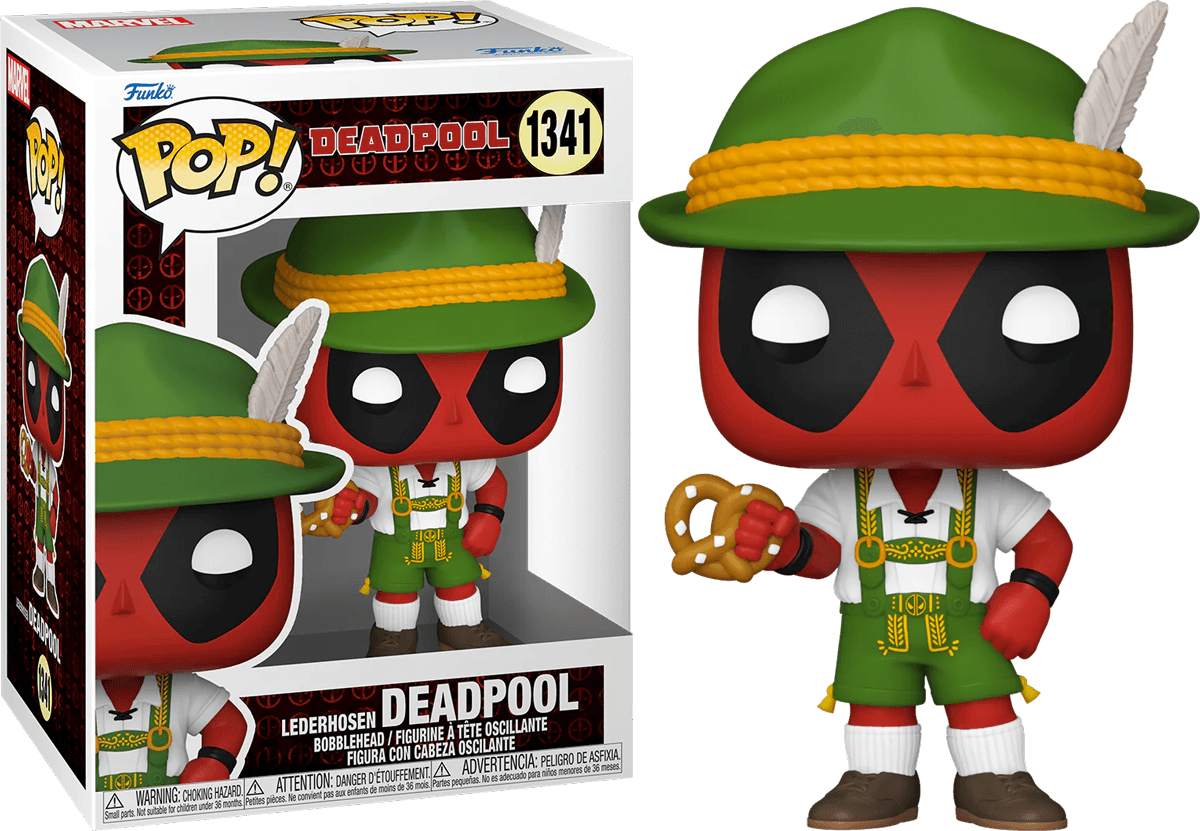 FUN76076 Deadpool - Lederhosen Pop! Vinyl - Funko - Titan Pop Culture