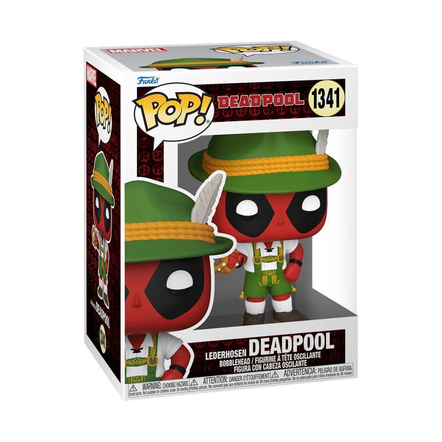 FUN76076 Deadpool - Lederhosen Pop! Vinyl - Funko - Titan Pop Culture