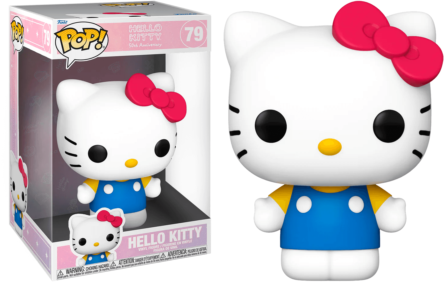 FUN76088 Hello Kitty 50th - Hello Kitty 10" Pop! Vinyl - Funko TBA - Titan Pop Culture