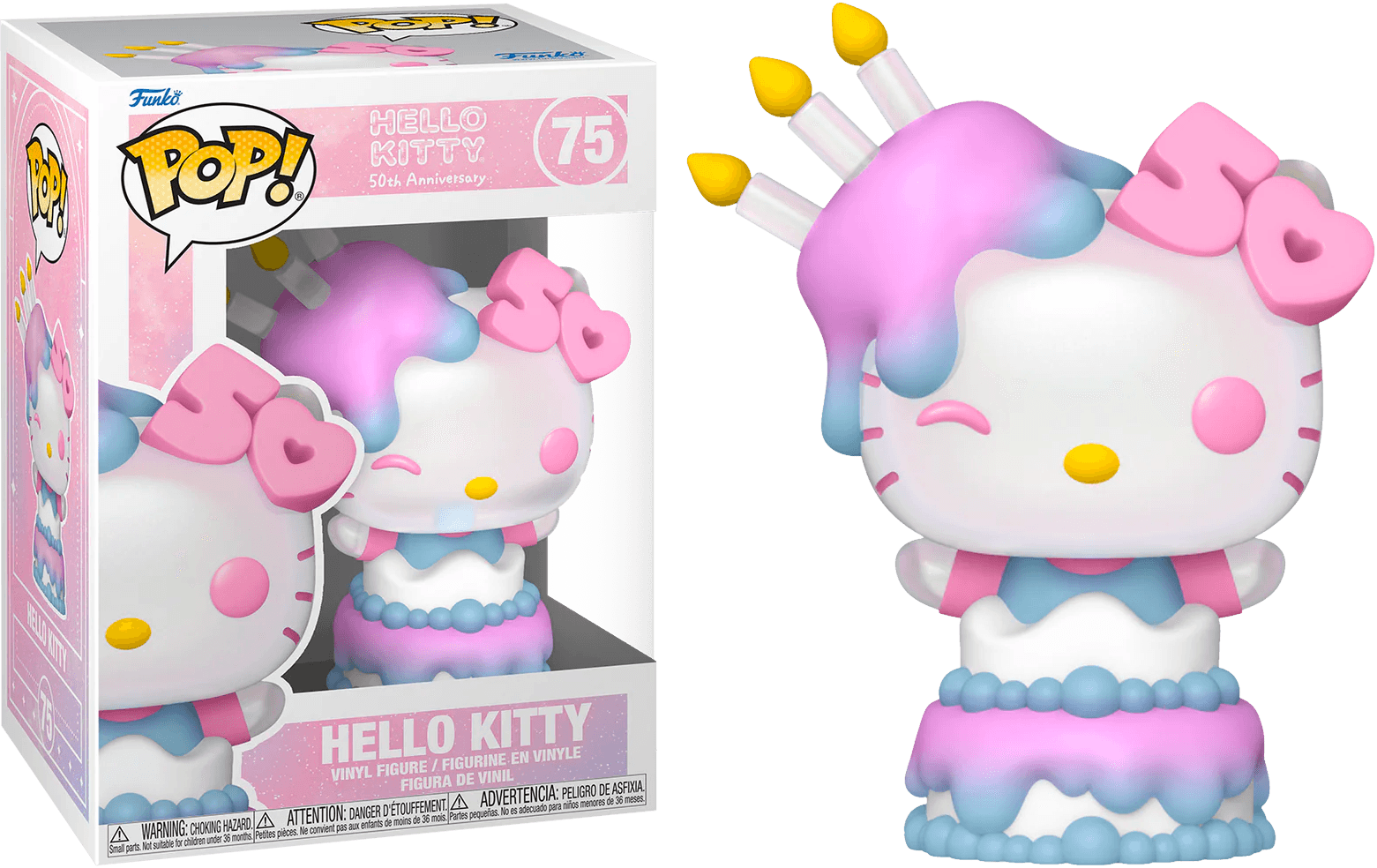 FUN76089 Hello Kitty 50th - Hello Kitty In Cake Pop! Vinyl - Funko TBA - Titan Pop Culture