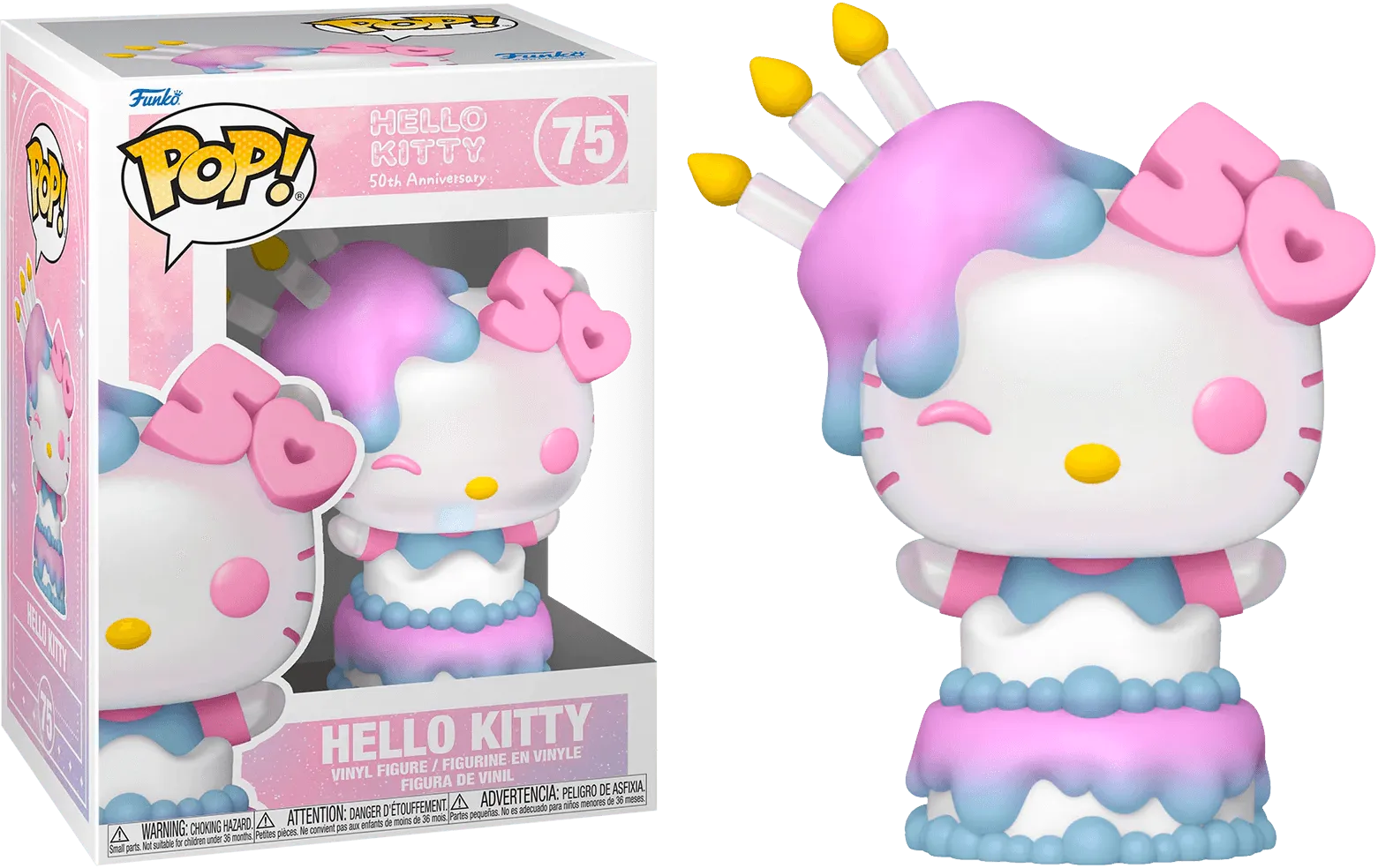 FUN76089 Hello Kitty 50th - Hello Kitty In Cake Pop! Vinyl - Funko TBA - Titan Pop Culture