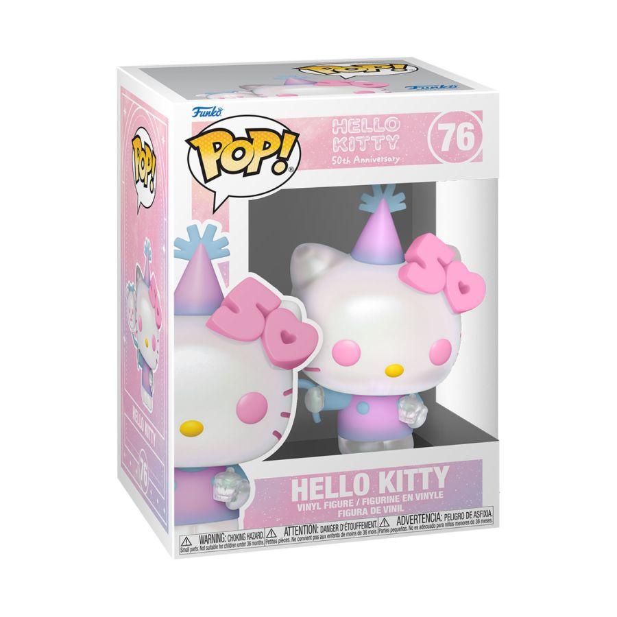 FUN76090 Hello Kitty 50th - Hello Kitty with Balloons Pop! Vinyl - Funko TBA - Titan Pop Culture