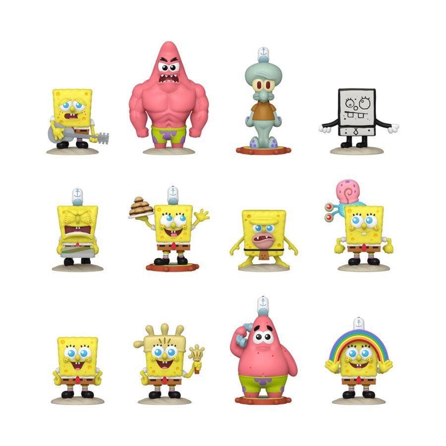 FUN76102 Spongebob: 25th Anniversary - Mystery Minis (Display of 12) - Funko - Titan Pop Culture