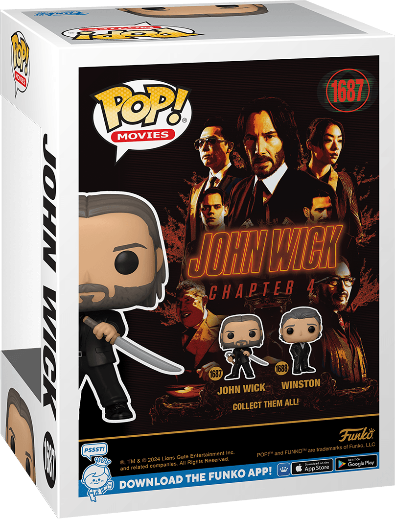 FUN76103 John Wick 4 - John Wick Pop! Vinyl - Funko - Titan Pop Culture