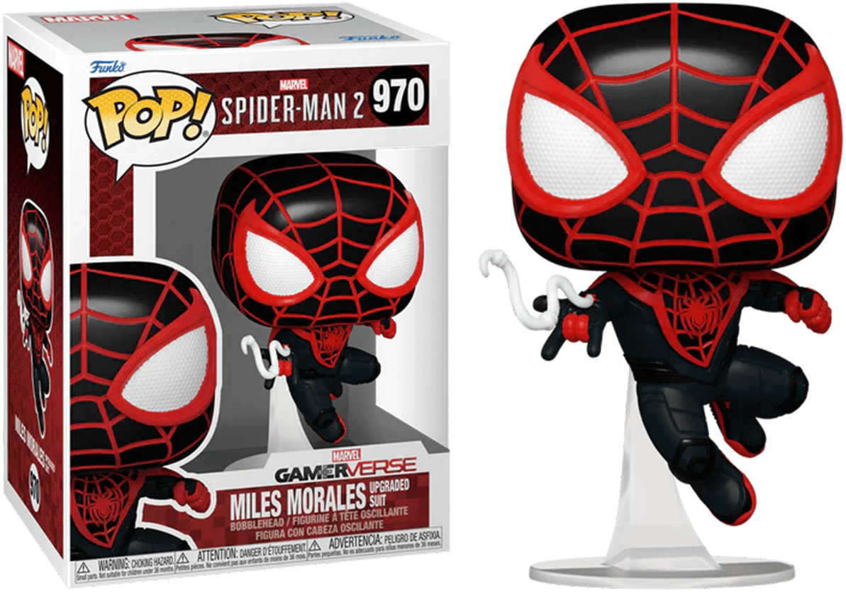 FUN76108 Spiderman 2 (VG'23) - Miles Morales Upgraded Suit Pop! Vinyl - Funko - Titan Pop Culture