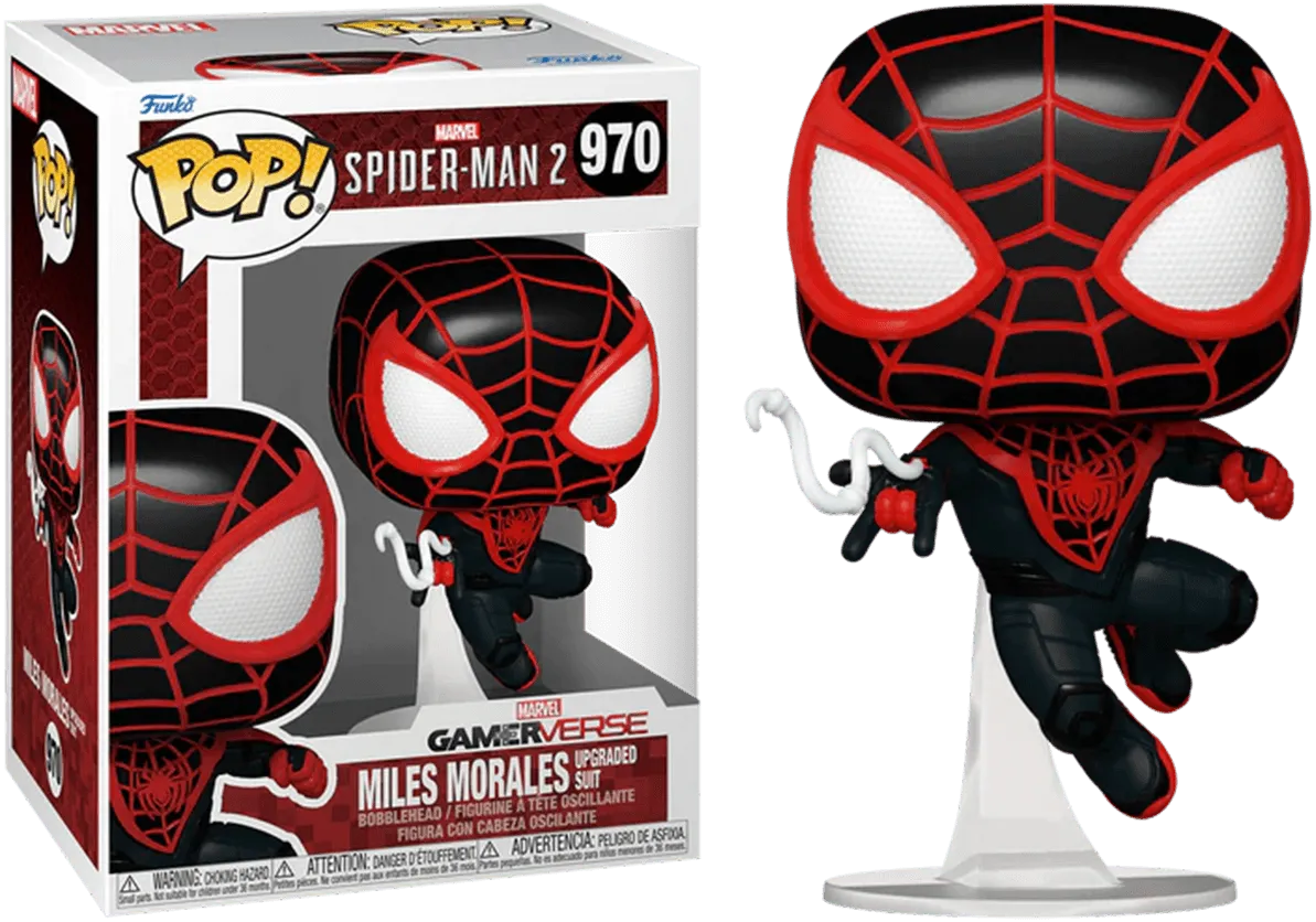 FUN76108 Spiderman 2 (VG'23) - Miles Morales Upgraded Suit Pop! Vinyl - Funko - Titan Pop Culture