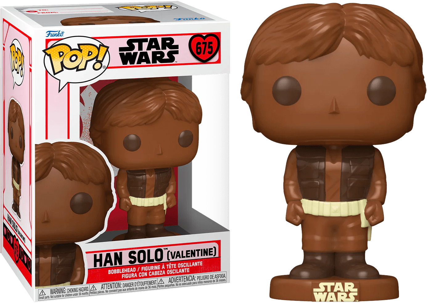 FUN76213 Star Wars: Valentines 2024 - Han Solo (Easter Chocolate) Pop! Vinyl - Funko - Titan Pop Culture