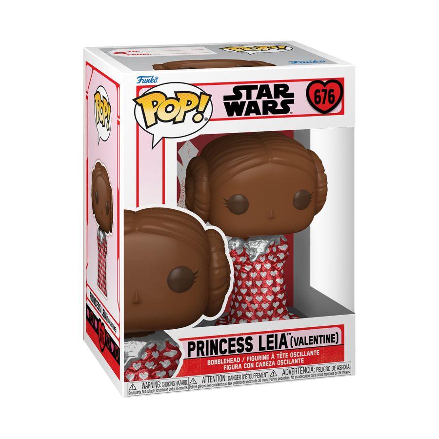 FUN76214 Star Wars: Valentines 2024 - Leia (Easter Chocolate) Pop! Vinyl - Funko - Titan Pop Culture