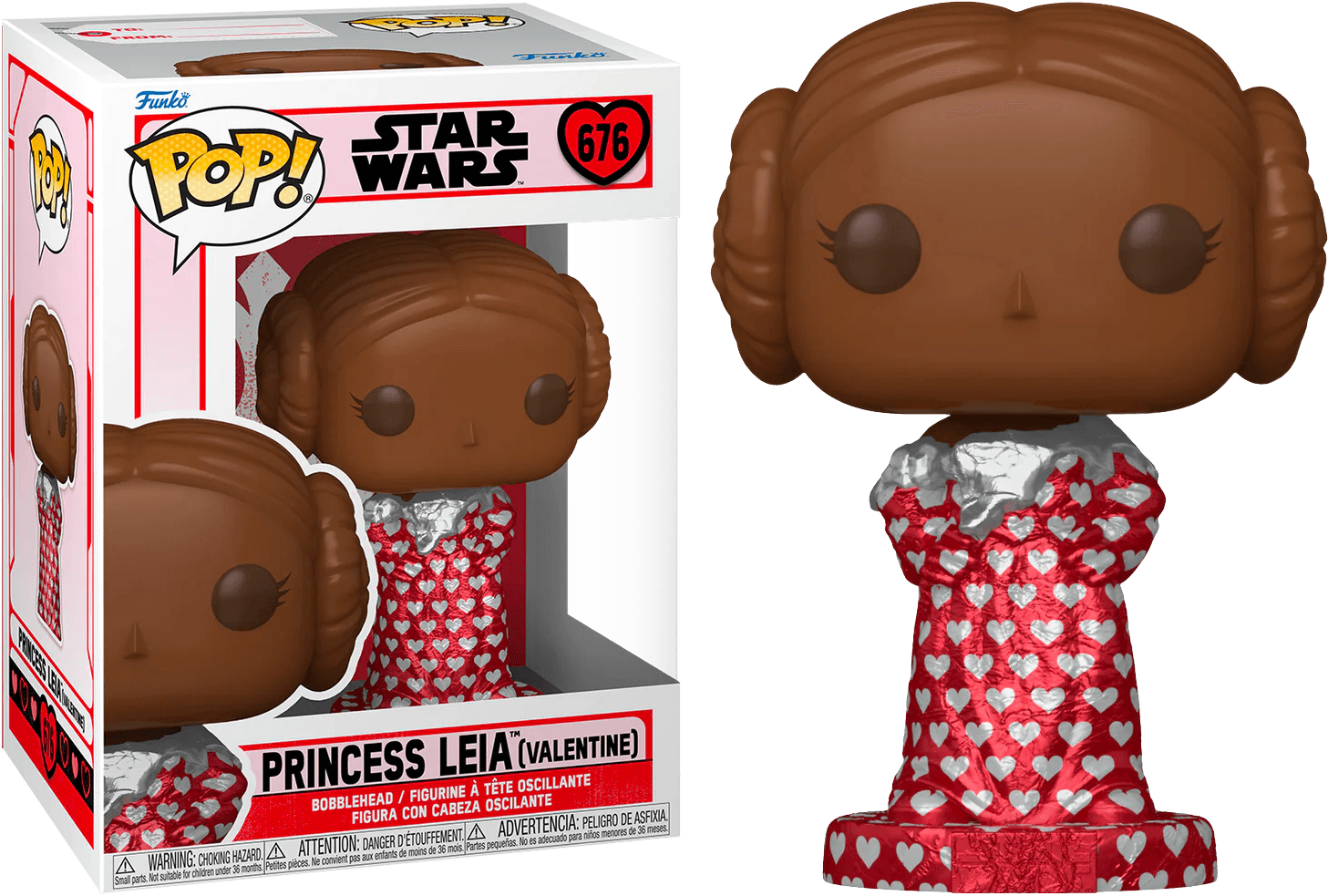 FUN76214 Star Wars: Valentines 2024 - Leia (Easter Chocolate) Pop! Vinyl - Funko - Titan Pop Culture