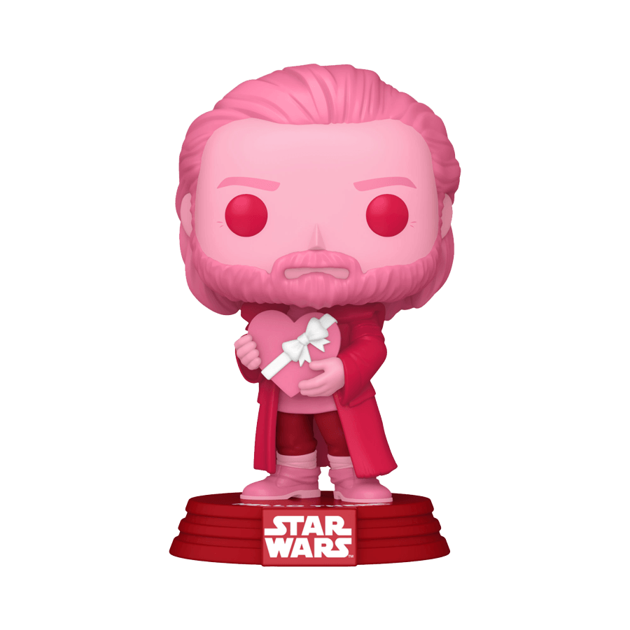 FUN76215 Star Wars: Valentines 2024 - Obi-Wan Kenobi Pop! Vinyl - Funko - Titan Pop Culture