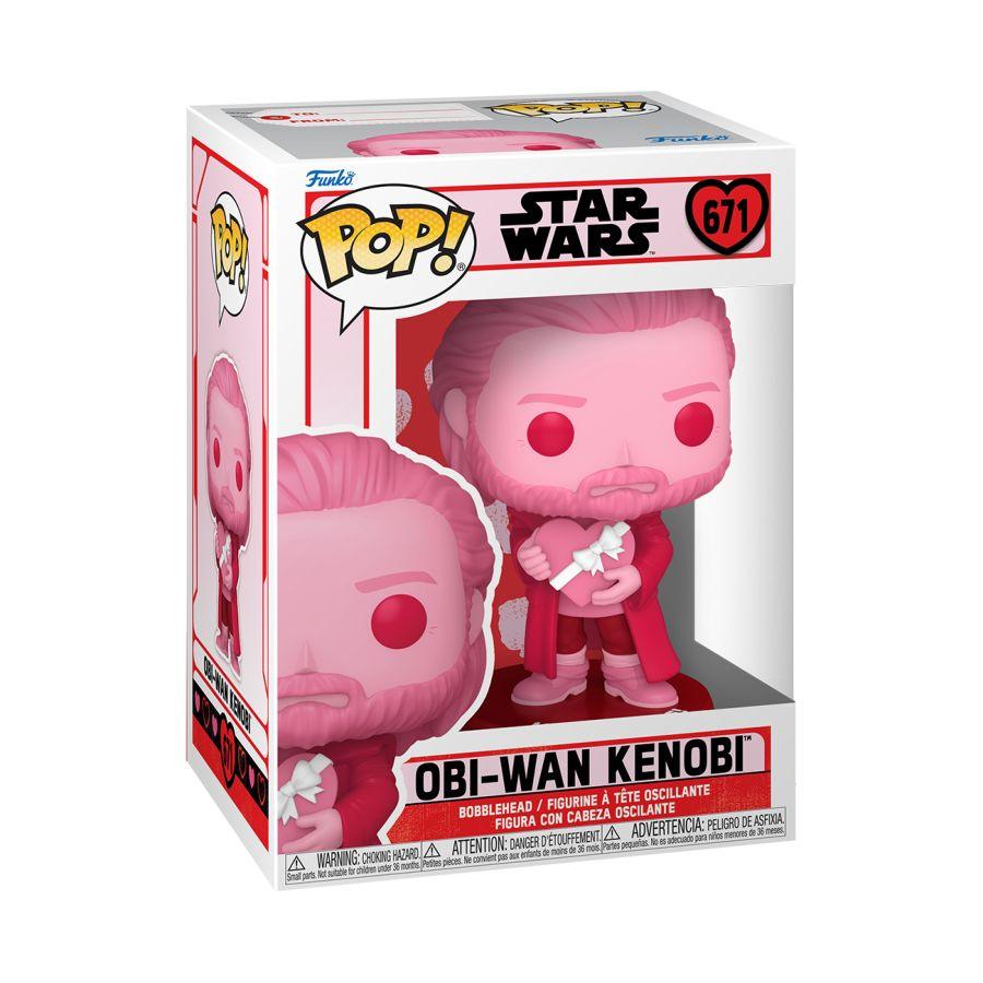 FUN76215 Star Wars: Valentines 2024 - Obi-Wan Kenobi Pop! Vinyl - Funko - Titan Pop Culture