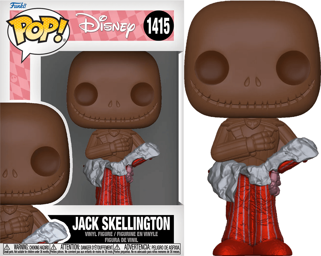 FUN76222 The Nightmare Before Christmas: Valentines 2024 - Jack (Easter Chocolate) Pop! Vinyl - Funko - Titan Pop Culture