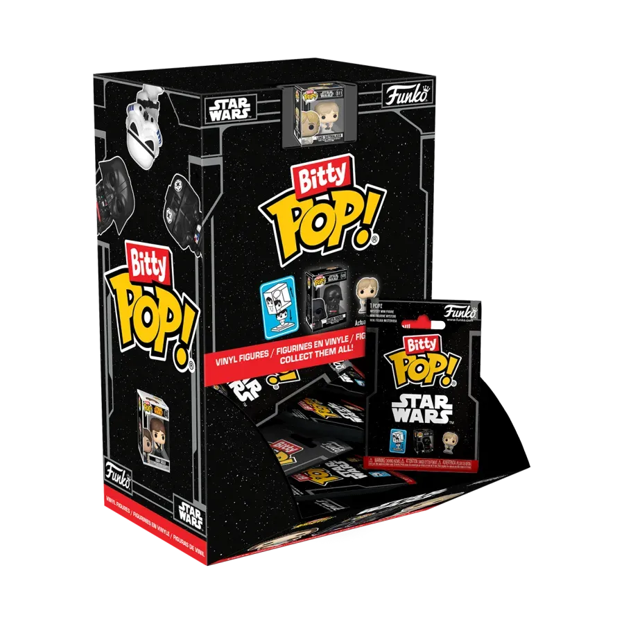 FUN76359 Star Wars - Bitty Pop! Blind Bag Assortment (Display of 36) - Funko - Titan Pop Culture