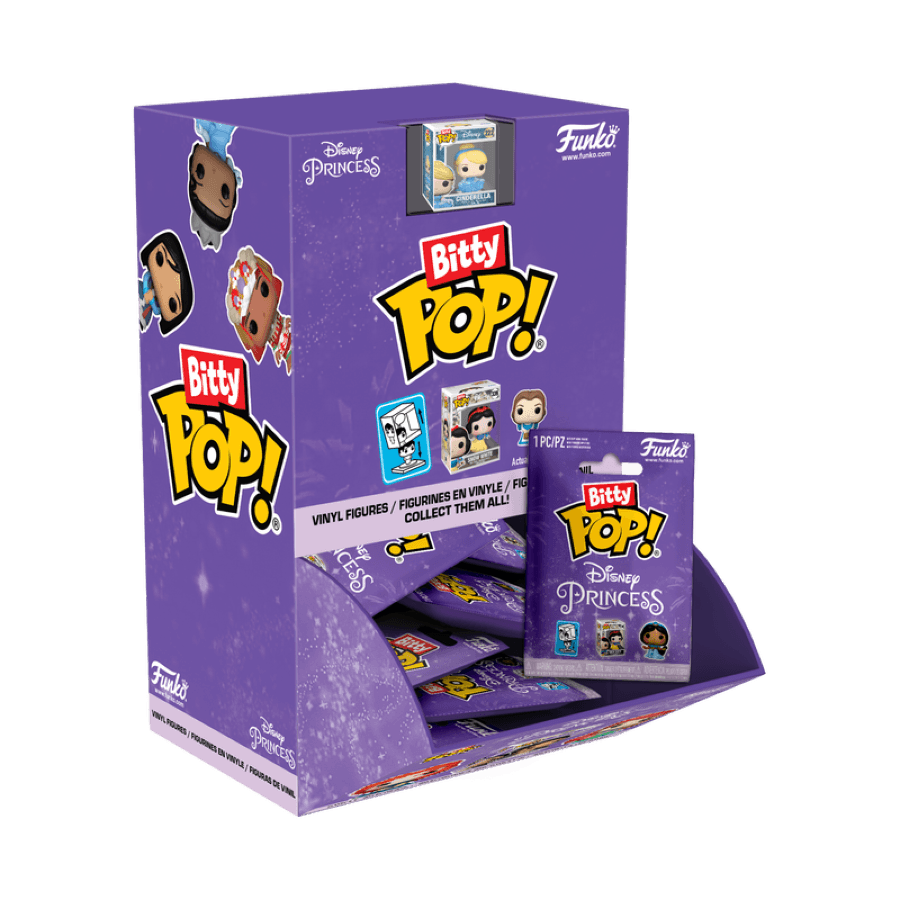 FUN76369 Disney Princess - Bitty Pop! Blind Bag Assortment (Display of 36) - Funko - Titan Pop Culture