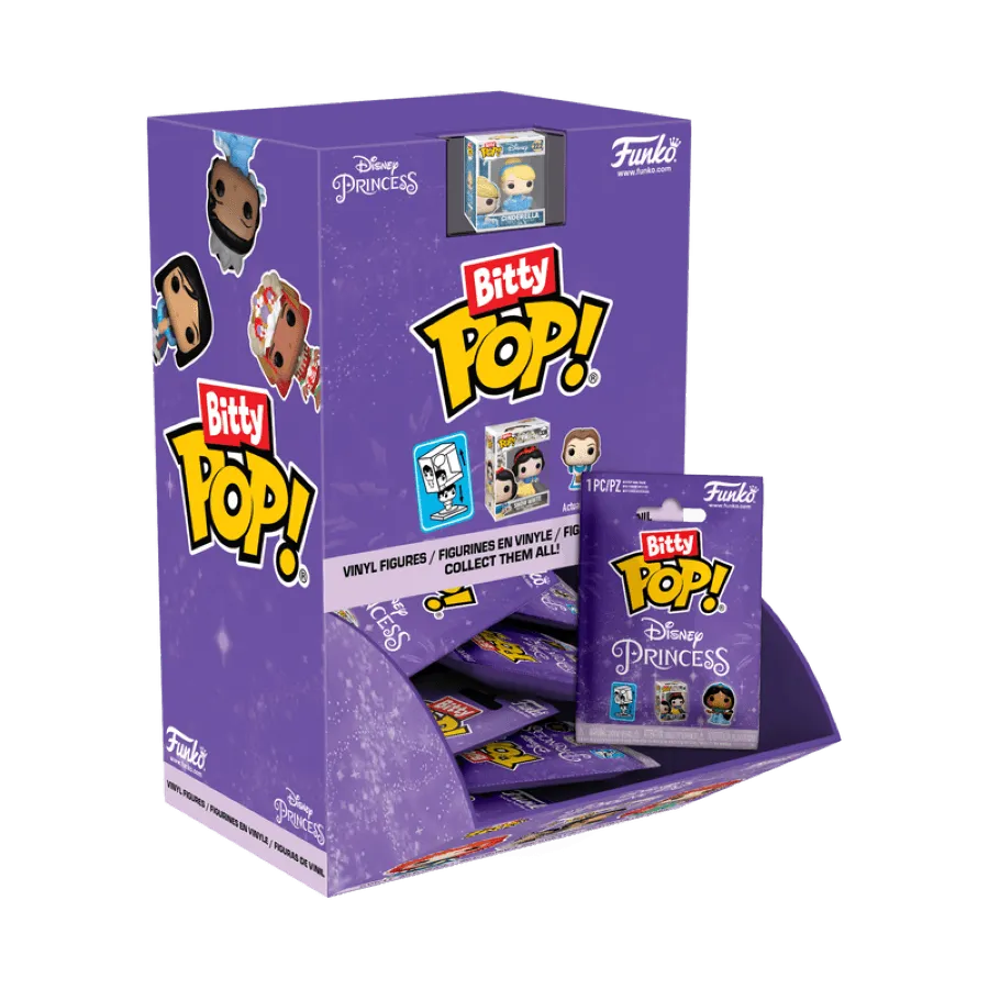 FUN76369 Disney Princess - Bitty Pop! Blind Bag Assortment (Display of 36) - Funko - Titan Pop Culture