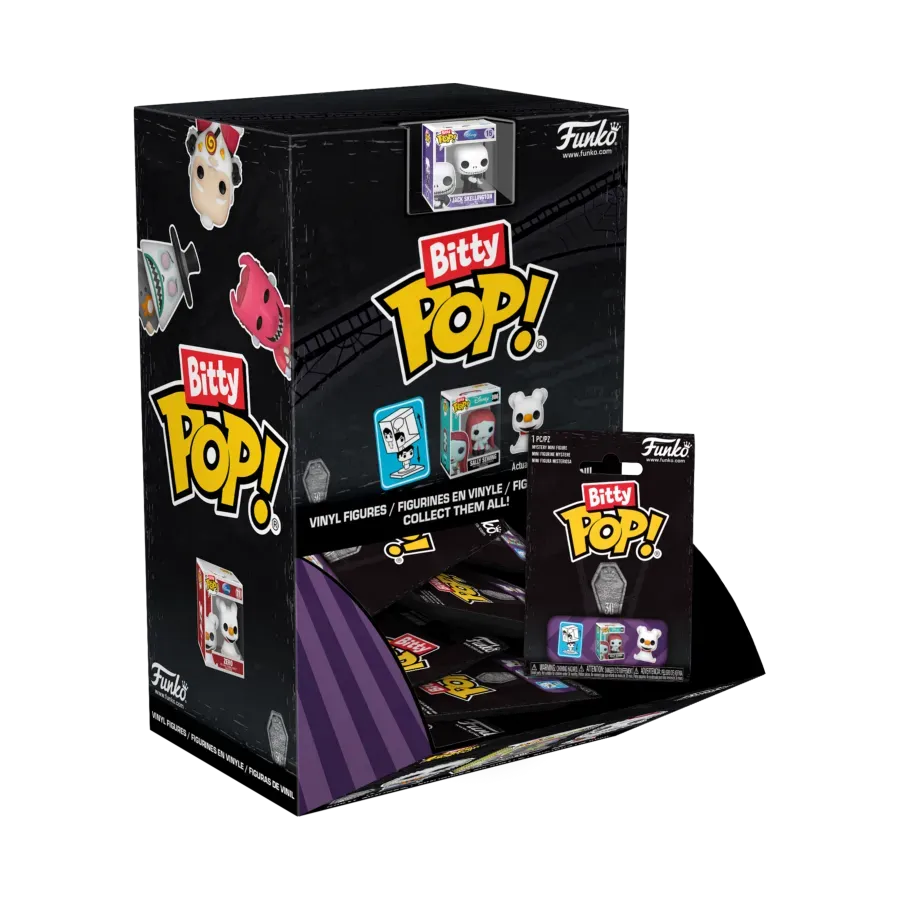 FUN76374 The Nightmare Before Christmas - Bitty Pop! Blind Bag Assortment (Display of 36) - Funko - Titan Pop Culture