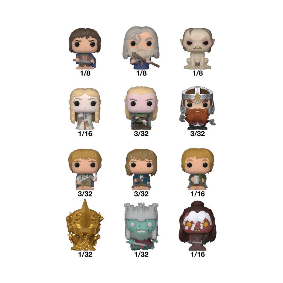 FUN76399 The Lord of the Rings - Bitty Pop! Blind Bag Assortment (Display of 36) - Funko - Titan Pop Culture